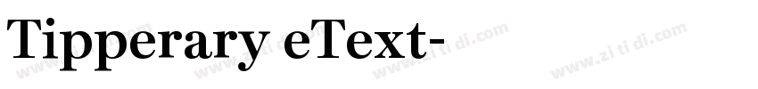 Tipperary eText字体转换 Tipperary eText字体转换
